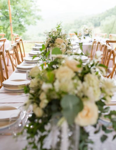 Mariage raffiné en Occitanie, sur le thème d'une garden party élégante